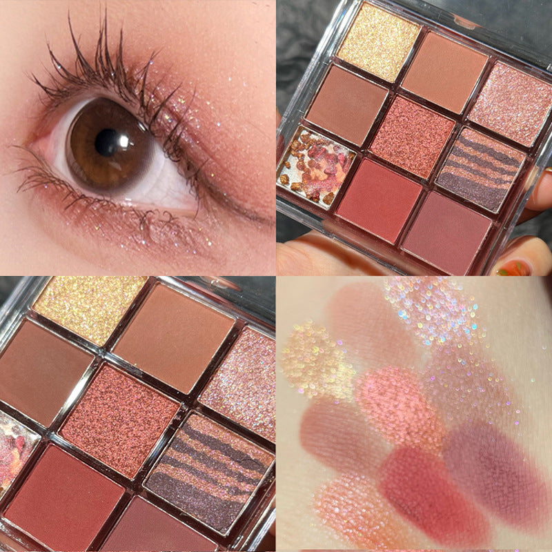 Prism Wellness Sunset Glow Nine-Color Eyeshadow Palette