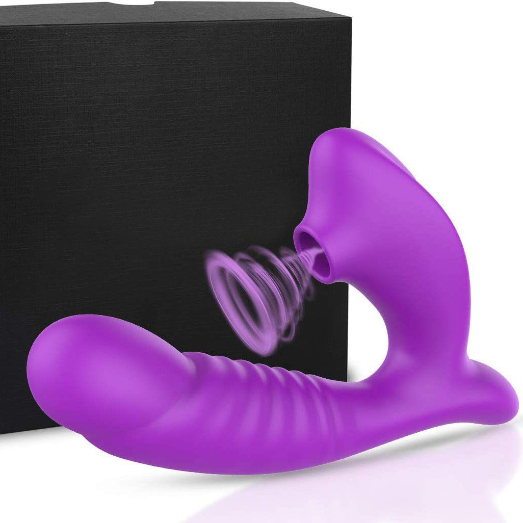 Prism Wellness Vibrator with Suction for Women (One Piece)