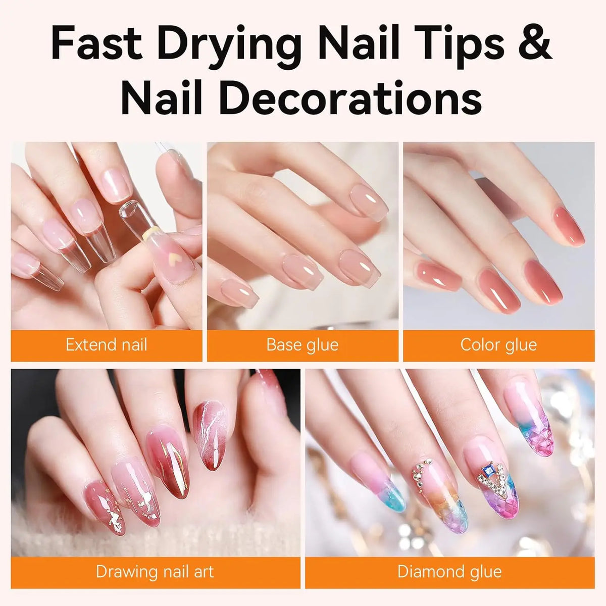 Handheld UV Nail Lamp with Painless Mode: Portable Flash Cure Lamp for Fast Curing Gel Polish Nails Tips & Glue Nail Art Light