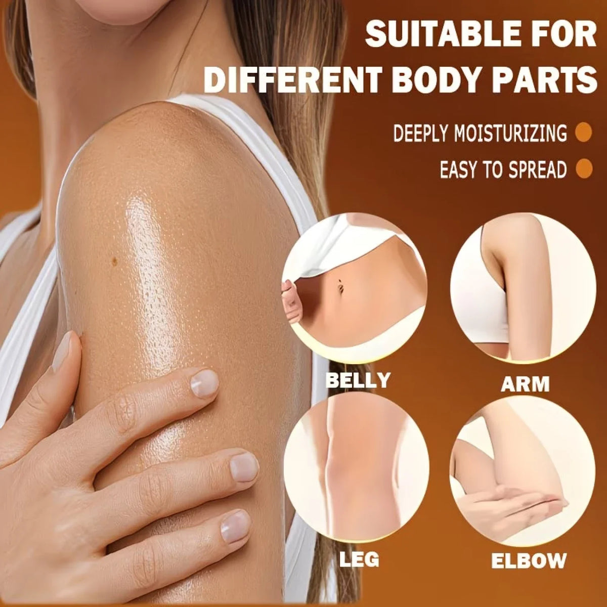 Brazilian Coconut Firming Body Oil, 48H Moisture & Sculpting with Acai, Guarana & Hyaluronic Acid for Bum & Bust