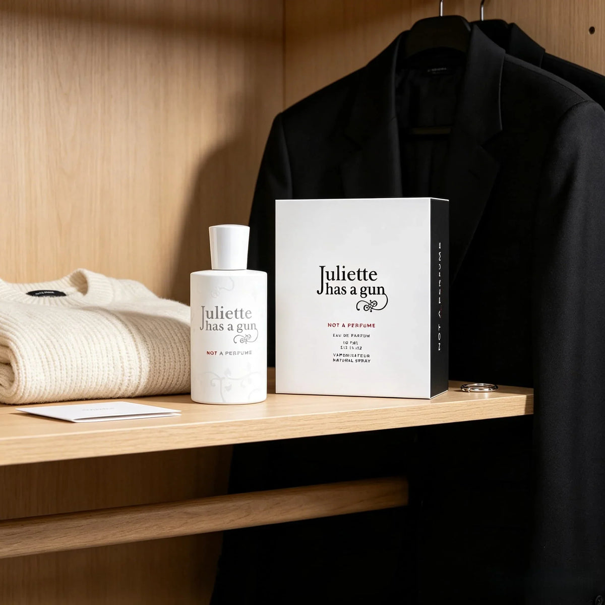 Juliette Has a Gun 'Not a Perfume' (3.4 oz / 100 ml): Features Cetalox for a Subtle, 'Your-Skin-But-Better' Scent with 12-Hour Longevity. Housed in a Minimalist White Bottle, This Unisex Fragrance Is Versatile Enough for Dail