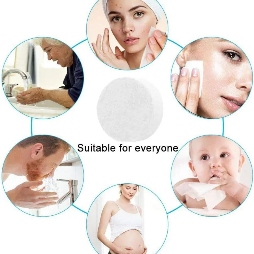 50/100/200 compressed towel cotton mini hand wet wipes sheet towels, suitable for travel, home, beauty, camping, outdoor sports