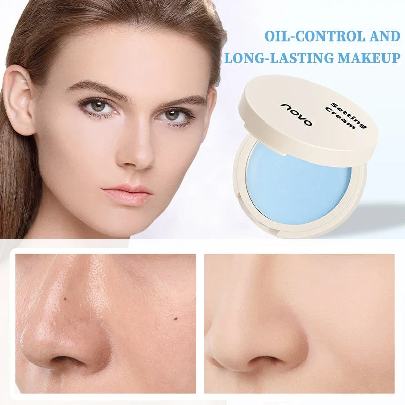 Jelly Setting Powder And Powder-Free Setting Cream Are Long-Lasting, Lightweight, Waterproof, Sweat-Proof And Non-Sticky