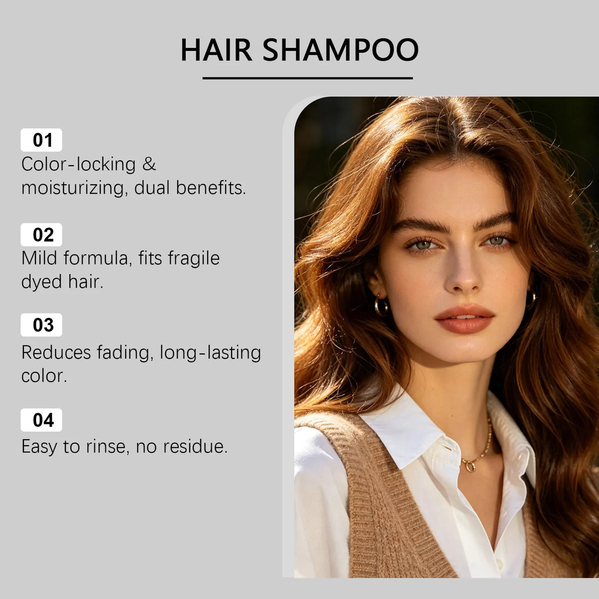 100ML Herbal Brown Hair Dyeing Shampoo Nourishing Scalp Repairing Damaged Hair Moisturizing Enhance Gloss Easy To Rinse Volumizing Smoothing Hair Dye Shampoo