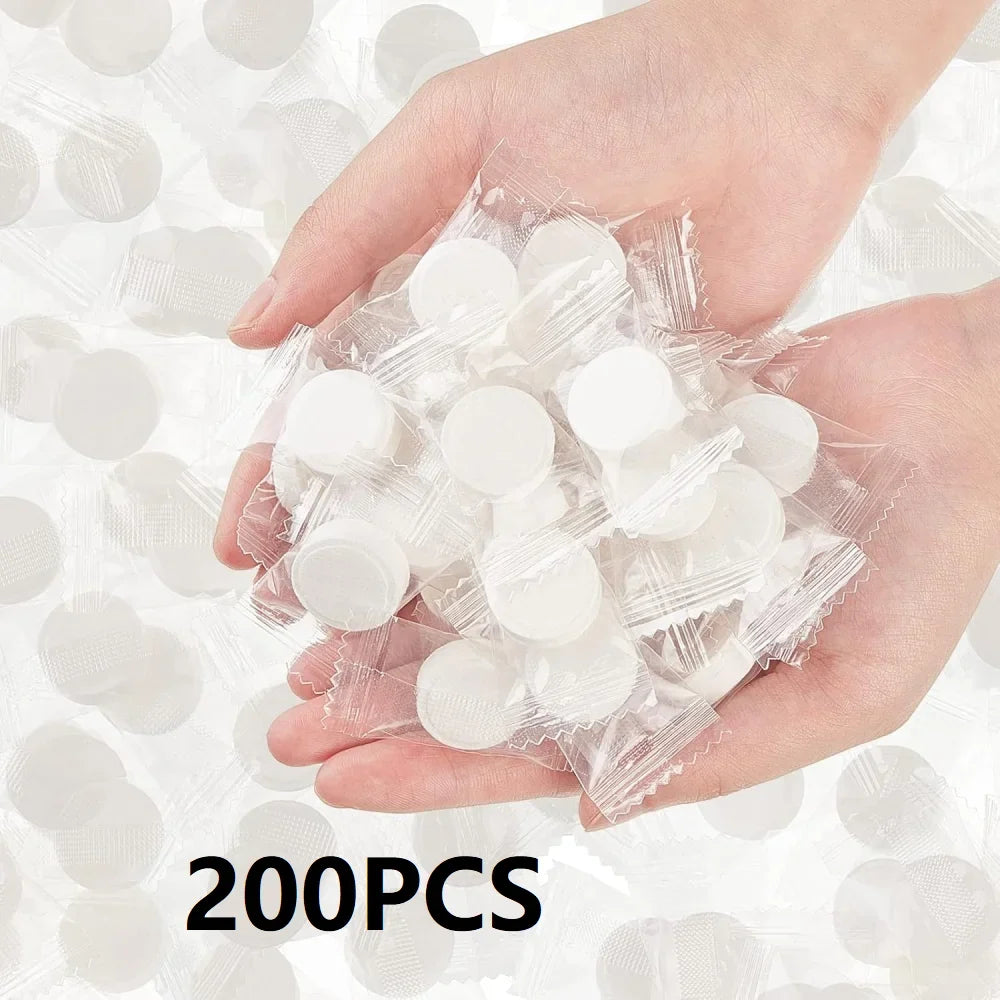 50/100/200 compressed towel cotton mini hand wet wipes sheet towels, suitable for travel, home, beauty, camping, outdoor sports