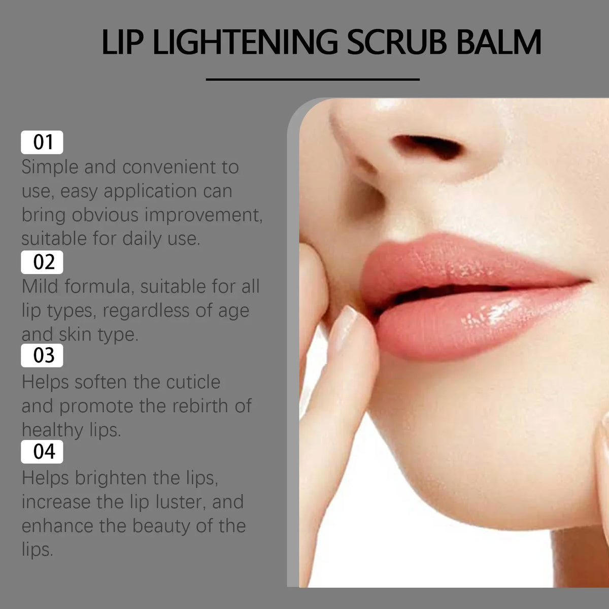 20G Lip Scrub Balm Moisturizing Skin Reduce Dryness Nourishing Gentle Remove Dead Skin Restoring Gloss Brightening Improve Skin Texture Lip Exfoliating Balm