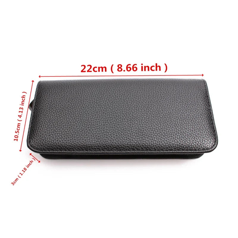 1Pcs Leather Case Professional Hairdressing Scissors Bag Barber Salon Holster Pouch Holder Styling Tool Kit for Shears C6801