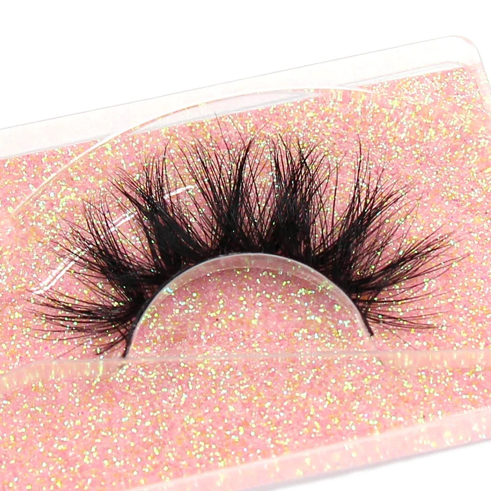 FOXESJI Makeup Eyelashes 3D Mink Eye Lashes Fluffy Soft Wispy Natural Lashes Extension Reusable Fake Lashes Mink False Eyelashes