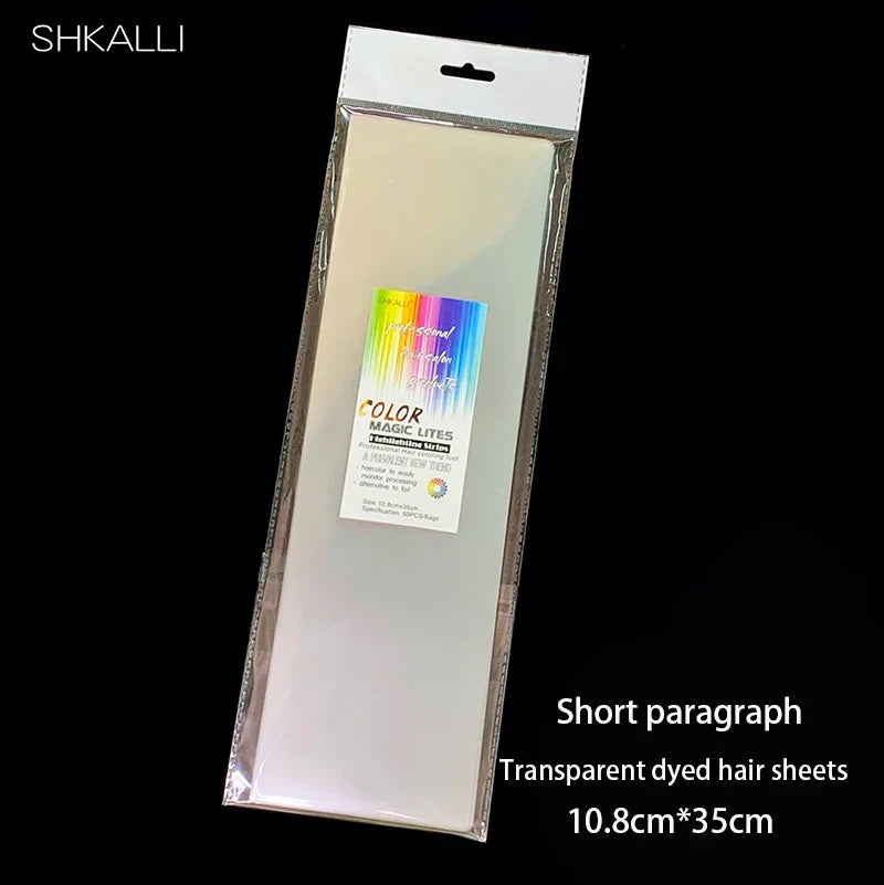 Balayage，Transparent Dye Hair Sheets，Professional Reusable Transparent Hair Coloring Meche Sheets，for Hair Dye, Hair Bleach