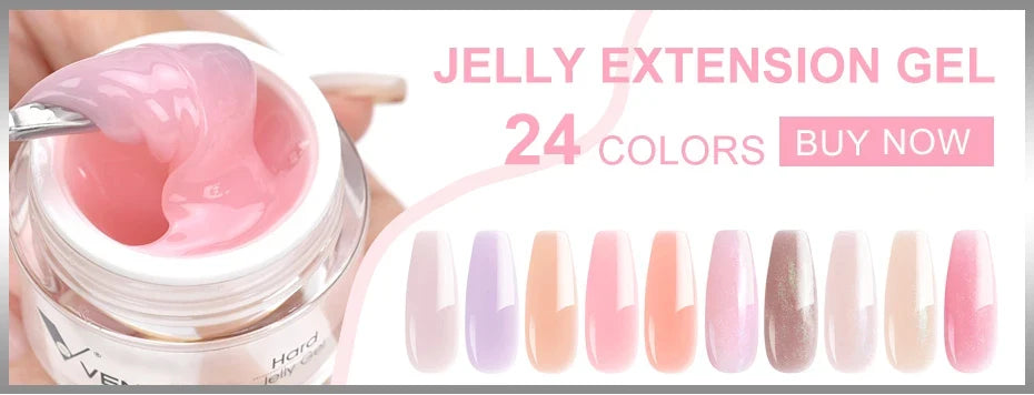 #1004 Nude PinkJelly 1kg Big Volume VENALISA Wholesale Super Quality Soak Off UVLED Semi Permanent Pastel Varnish Nail Salon Use