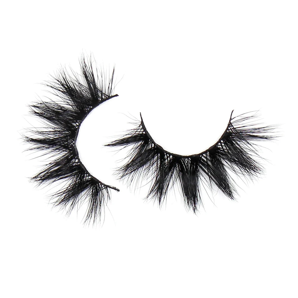 FOXESJI Makeup Eyelashes 3D Mink Eye Lashes Fluffy Soft Wispy Natural Lashes Extension Reusable Fake Lashes Mink False Eyelashes