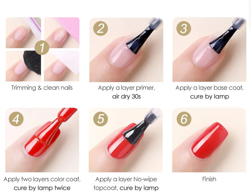 9ml CANNI CC8 HEMA FREE Nail Gel Polish Kit Nail Manicure Full Coverage Solid Color Summer Nails Soak off UV LED Nail Gel Set
