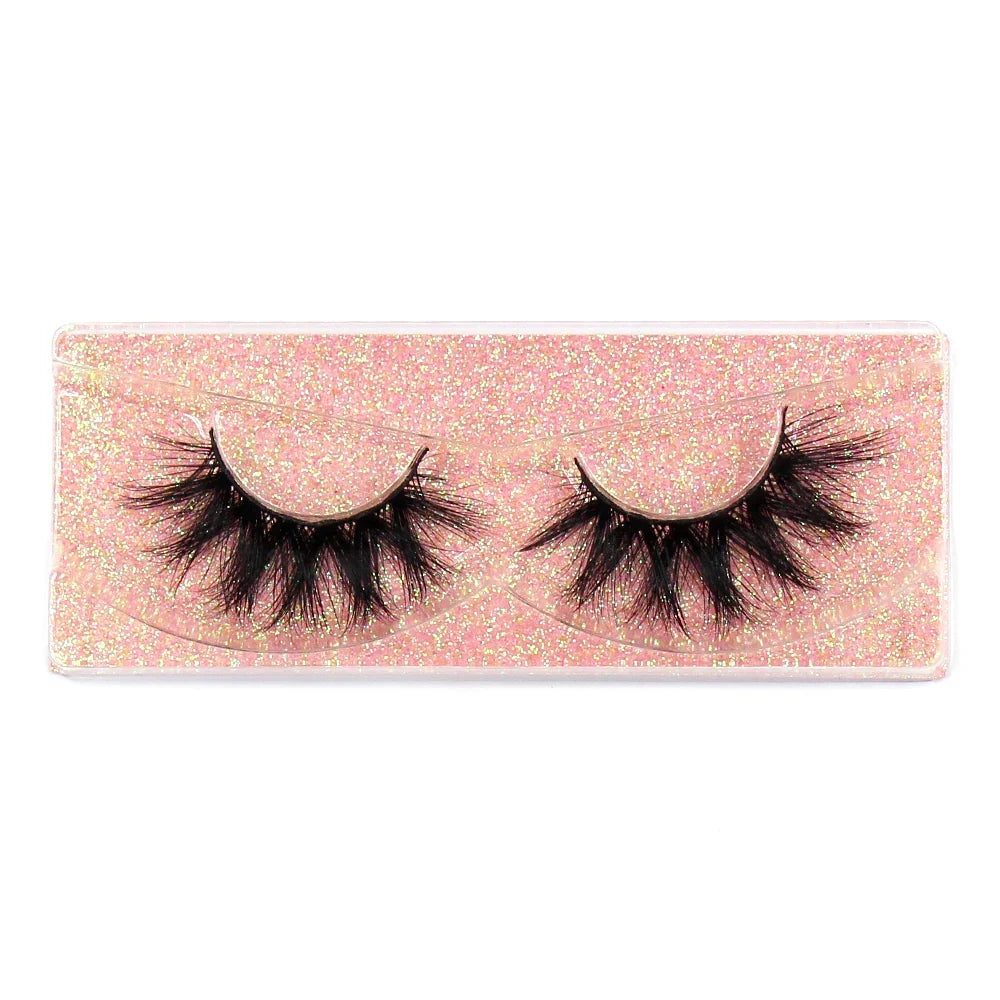 FOXESJI Makeup Eyelashes 3D Mink Eye Lashes Fluffy Soft Wispy Natural Lashes Extension Reusable Fake Lashes Mink False Eyelashes