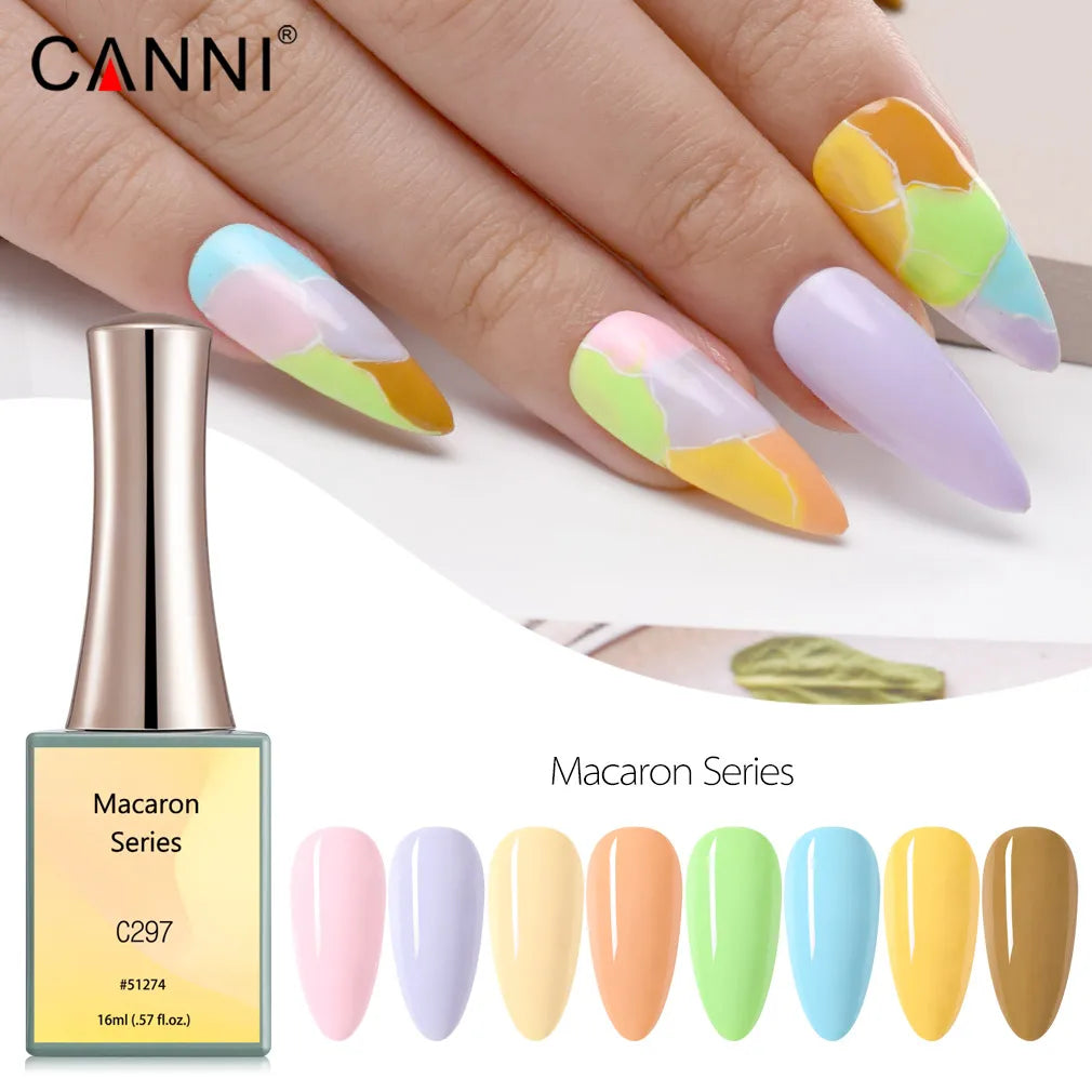 Canni Jelly Pink Nail Gel Polish French Nail Nude Color Gel Varnish Long Wear Diamond No Wipe TopCoat Nail Manicure Nail Lacquer