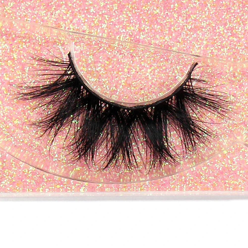FOXESJI Makeup Eyelashes 3D Mink Eye Lashes Fluffy Soft Wispy Natural Lashes Extension Reusable Fake Lashes Mink False Eyelashes