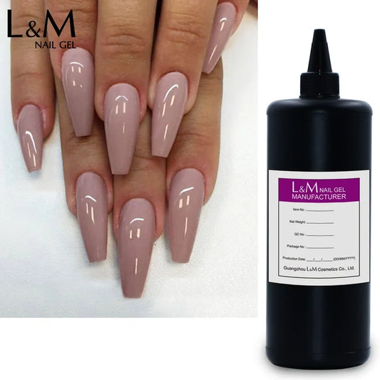1KG No Wipe Top Coat UV Base Gel Polish 1000ml Matte Top Coat Reinforce Gel Long Lasting Shinning Soak Off UV LED Nail Varnish
