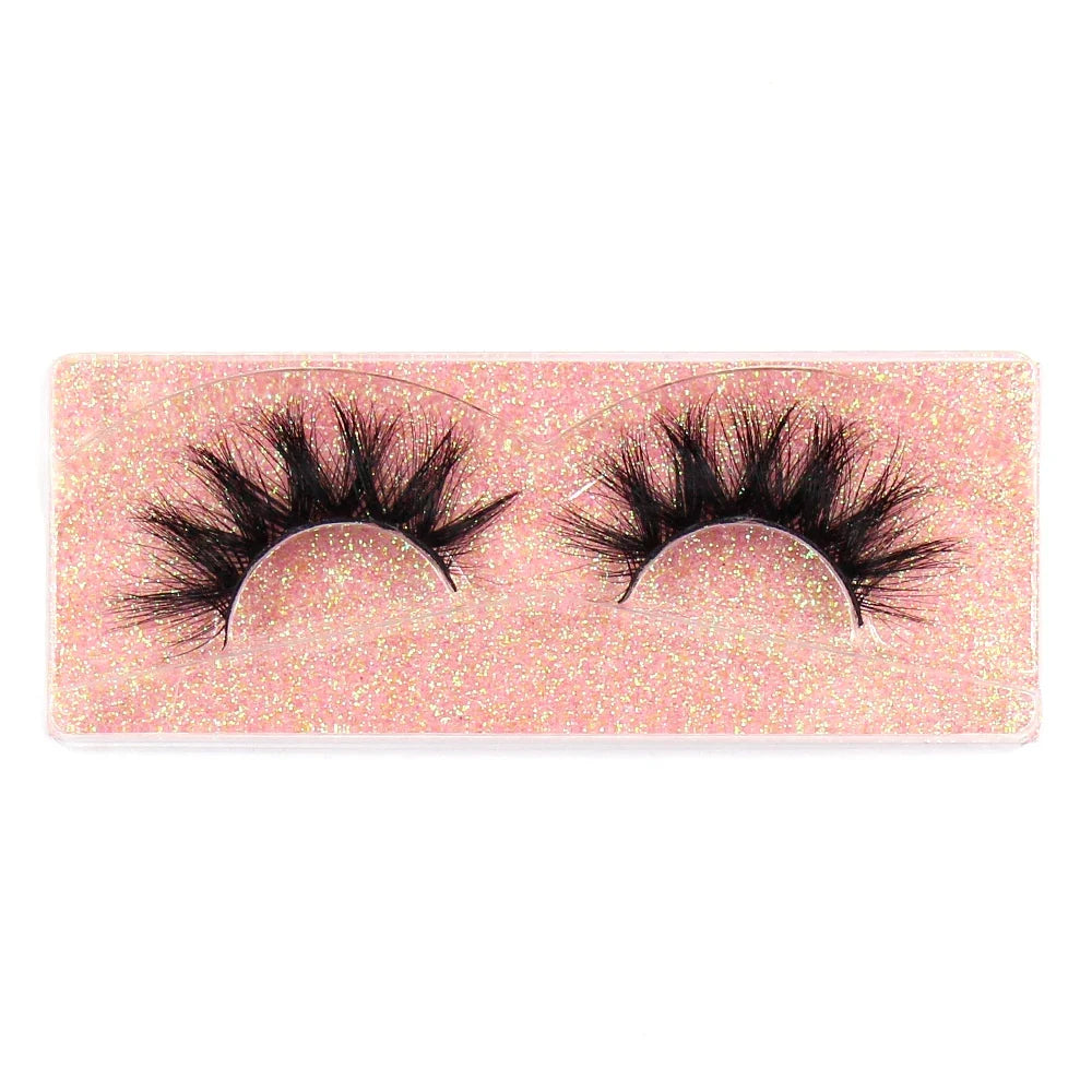 FOXESJI Makeup Eyelashes 3D Mink Eye Lashes Fluffy Soft Wispy Natural Lashes Extension Reusable Fake Lashes Mink False Eyelashes