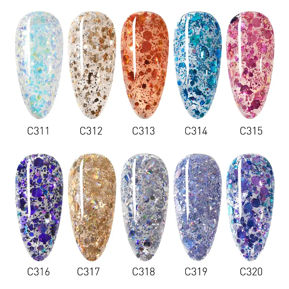 Canni Jelly Pink Nail Gel Polish French Nail Nude Color Gel Varnish Long Wear Diamond No Wipe TopCoat Nail Manicure Nail Lacquer