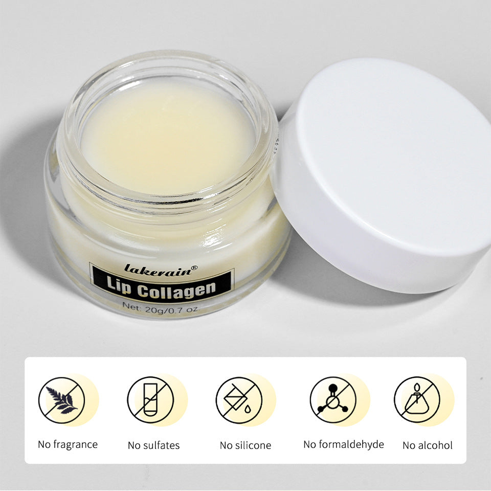 Collagen Lip Mask,Autumn and Winter Lip Moisturizing, Deep Moisturizing Overnight Lip Balm Lip Plumper for Dry Repair Lip Care