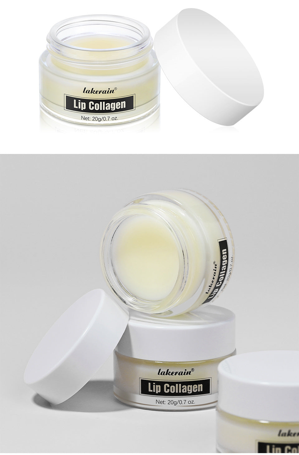 Collagen Lip Mask,Autumn and Winter Lip Moisturizing, Deep Moisturizing Overnight Lip Balm Lip Plumper for Dry Repair Lip Care
