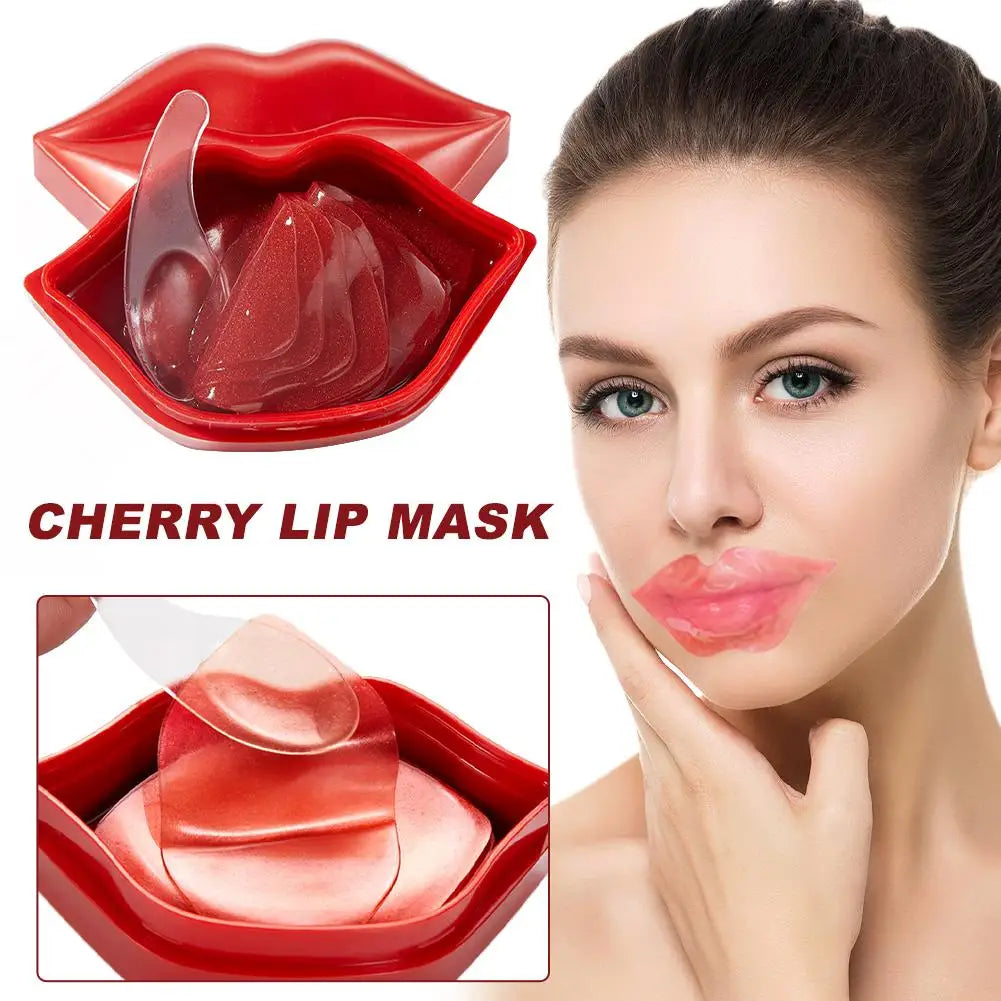 20pcs Fruit Vitamin C Moisturizing Lip Mask Reducing Lip Wrinkles Repair Lip Patches Nourishing Lips Plumper Recreate Sexy Lips
