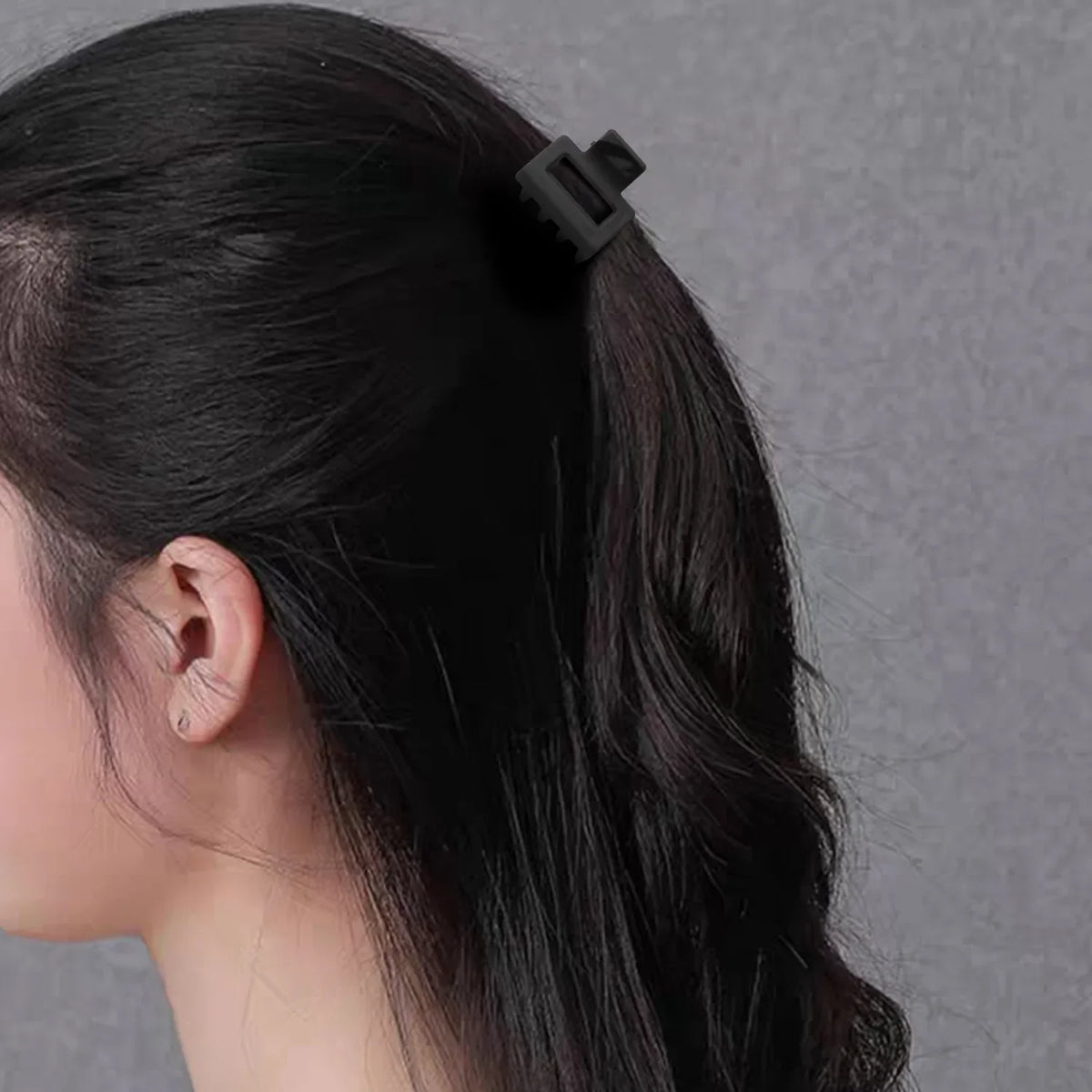 12pcs Mini Flower Hair Clips Pack for Women - Creaseless Styling Claw Clips for Bangs and Tiny Hair Styling