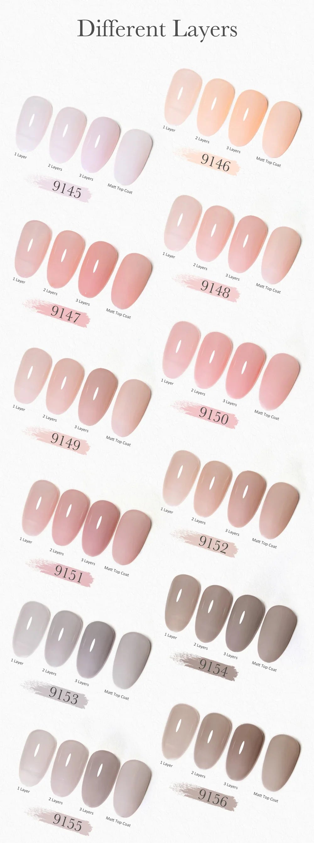 9ml CANNI CC8 HEMA FREE Nail Gel Polish Kit Nail Manicure Full Coverage Solid Color Summer Nails Soak off UV LED Nail Gel Set