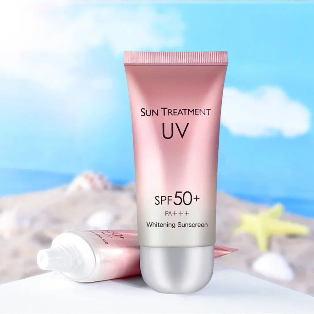 60ml Waterproof Facial Body Sunscreen Whitening Sun Cream Sunblock Skin Protective Cream Anti Sun Facial Protection Cream SPF50+