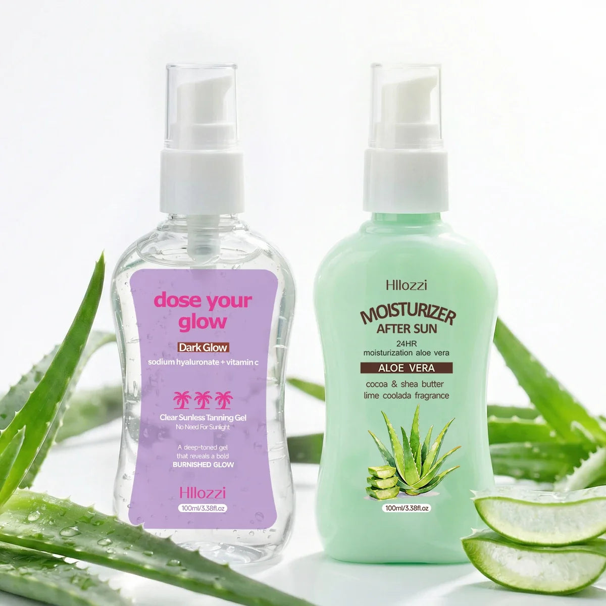 CLEAR SUNLESS TANNING GEL (DARK GLOW) MOISTURIZER AFTER SUN,Moisturizes and nourishes the skin, long-lasting bronze color