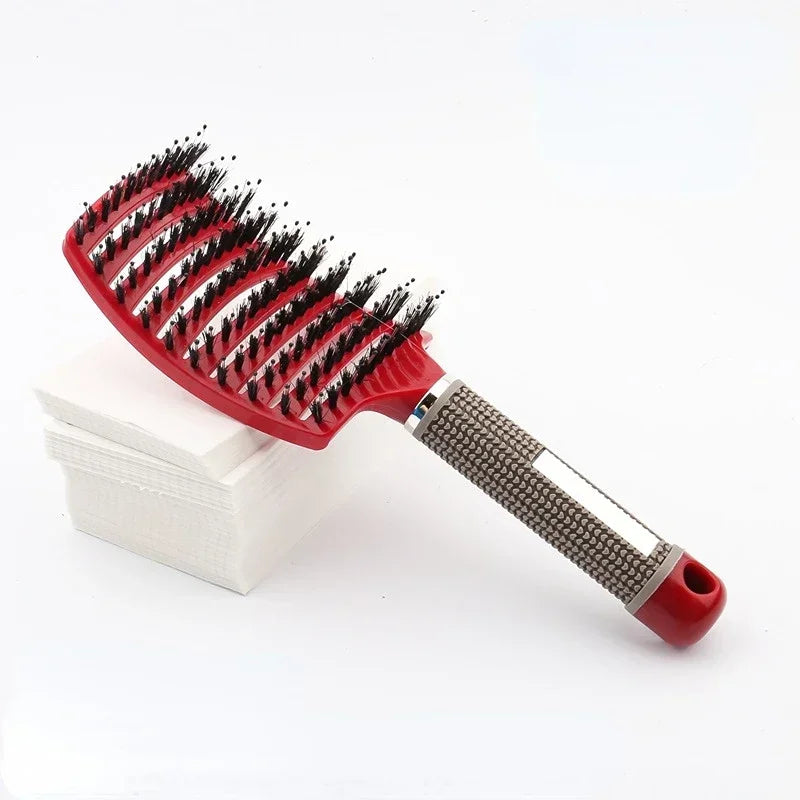 Children Detangler Hair Brush Hairbrush Anti Klit Brushy Haarborstel Bristle Nylon Scalp Massage Tangle Teaser Hair Brush Comb