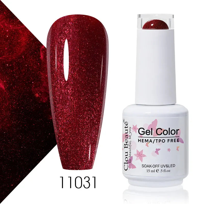 Clou Beaute Coffee Colors Nail Gel Polish HEMA/TPO FREE Soak off UV/LED 15ml Vernis Semi Permanent Nail Varnish 15ml Base Top