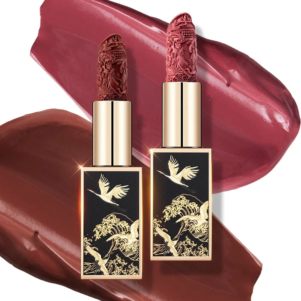 CATKIN Matte Lipstick 2PCS Set Long Lasting for 24H，Lightweight Soft and Ultra Hydrating Lipsticks Infused with Vitamin E