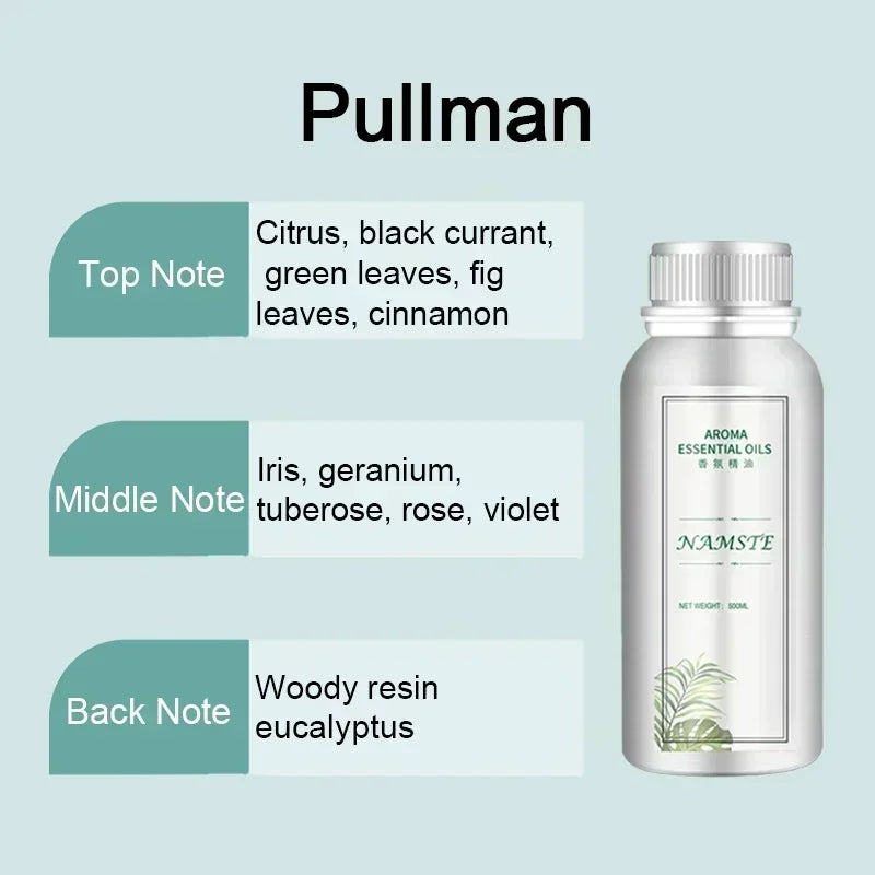 500ML Air Freshener Essential Oil Diffuser Refill Air Purifier for Hotels Electric Aromatic Oasis Humidifier Car Smoke Generator