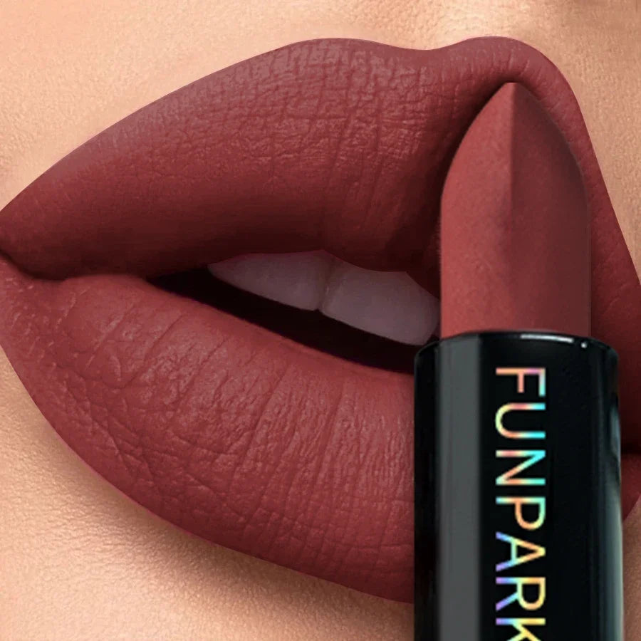 25-Color Matte Lipstick Waterproof Long Lasting  Velvet Finish Lip Tint Smooth Matte Lip Color Smudge-proof Lip Liner Lip Makeup