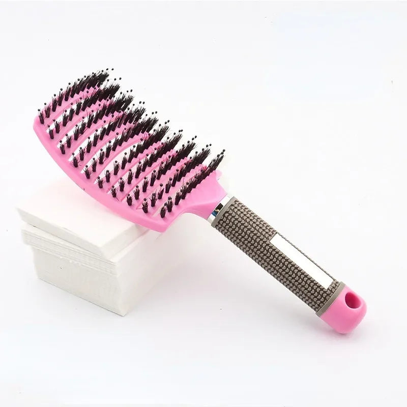 Children Detangler Hair Brush Hairbrush Anti Klit Brushy Haarborstel Bristle Nylon Scalp Massage Tangle Teaser Hair Brush Comb