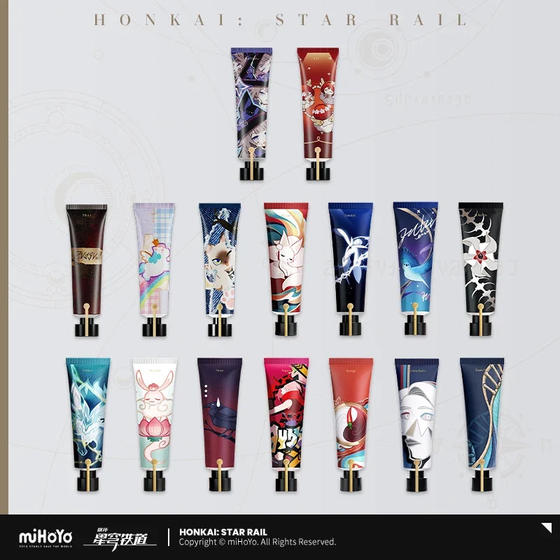 In Stock Original Honkai：Star Rail  Acheron Ruanmei Dr. Ratio  Feixiao Hand Cream Hand Lotion Hands Skin Care Anime Game Toy Ki