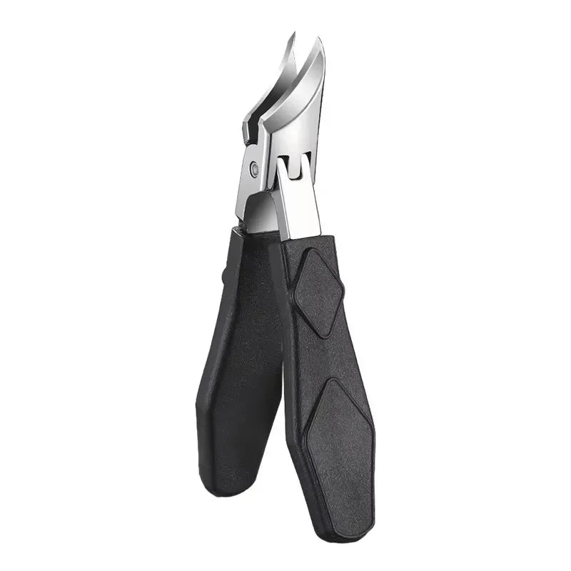Curved Nail Clipper Stainless Steel Fingernail & Toenail Clipper Cutters Anti-Splash Cuticle Remover Fingernail Clipper Cutters