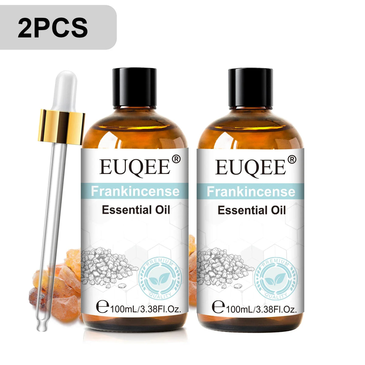 EUQEE 3.38FI.Oz. Aromatherapy Essential Oil For Reed Diffuser Humidifier-100ml Vanilla Lavender Cinnamon Lemon Essential Oils