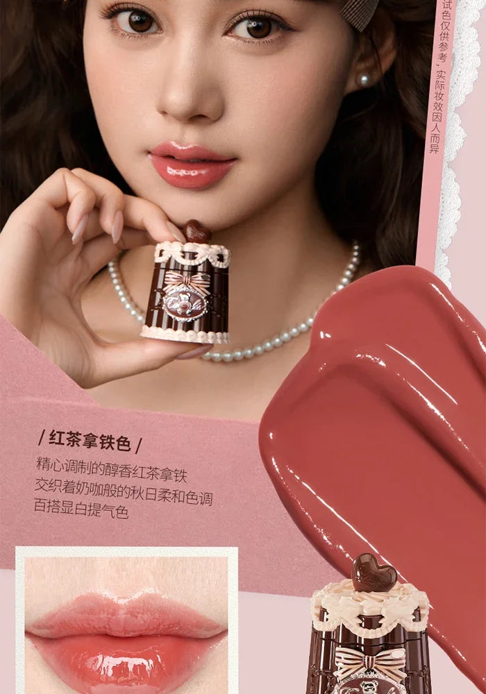 Flowerknows THE SWEETIE BEAR COLLECTION Coating Lip Jelly SOFT Lip gloss,Hydrating Gloss,Moisturizing Tint,Shine & Glow Finish