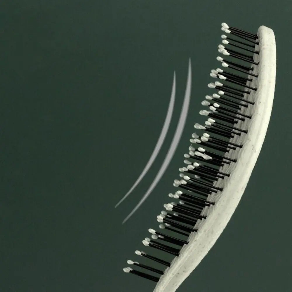 Flexible Hairdressing Styling Comb Soft Pins Massage Comb Hair Combs Wet and Dry Hair Brush