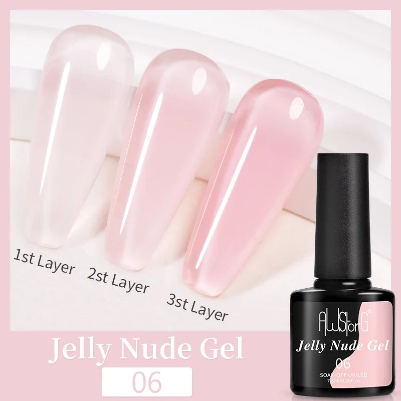 AWStorG 5ML Super Silver Metallic Gel Nail Polish Metal Effect Painting Gel Chromes Varnis Semi Permanent for Nail DIY