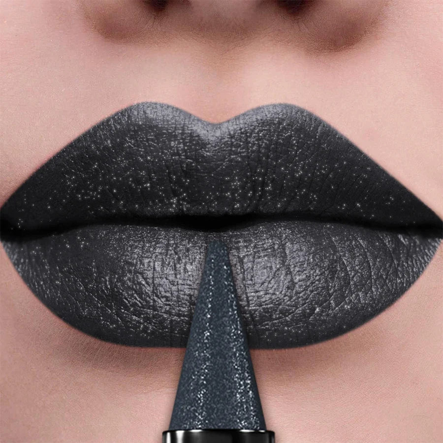 1PC black metallic eyeshadow stick shimmer waterproof glitter eye shadow Korean makeup for eye or lip cosmetic lipstick beauty