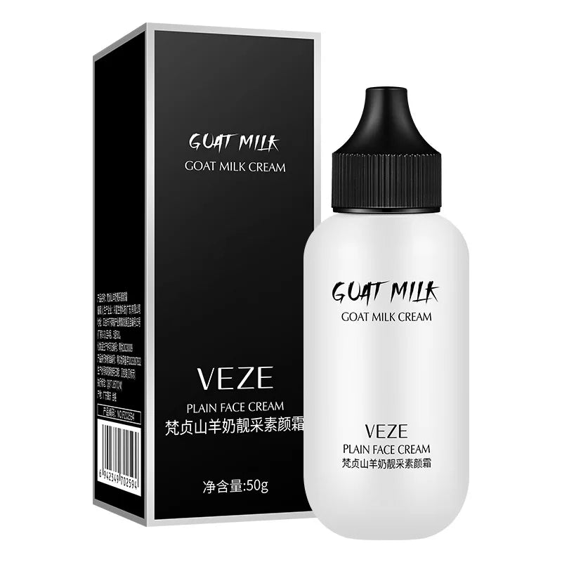50ml Goat Milk Liquid Foundation Matte Concealer Waterproof Oil-control Cover Dark Circles Brighten Natural Cosmetics Makeup