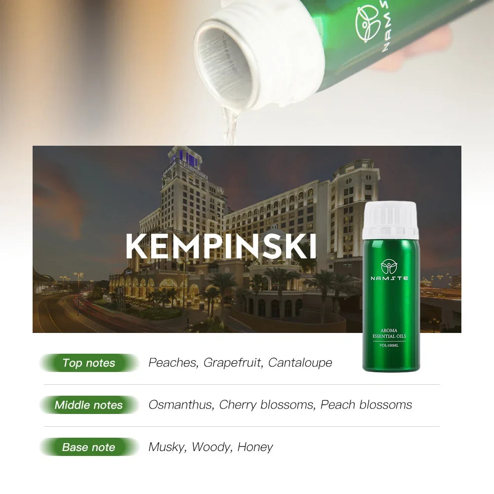 100ML Hotel Room Fragrance Diffuser for Home Air Freshener Scenting Device Air Purifier Humidifier Car Essential Oil Refil