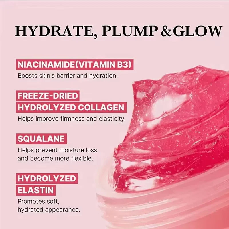 50g Collagen Niacinamide Jelly Cream Deep Moisturizing Pore Shrinking Brightening Niacinamide Gel Lifting Firming Face Skincare