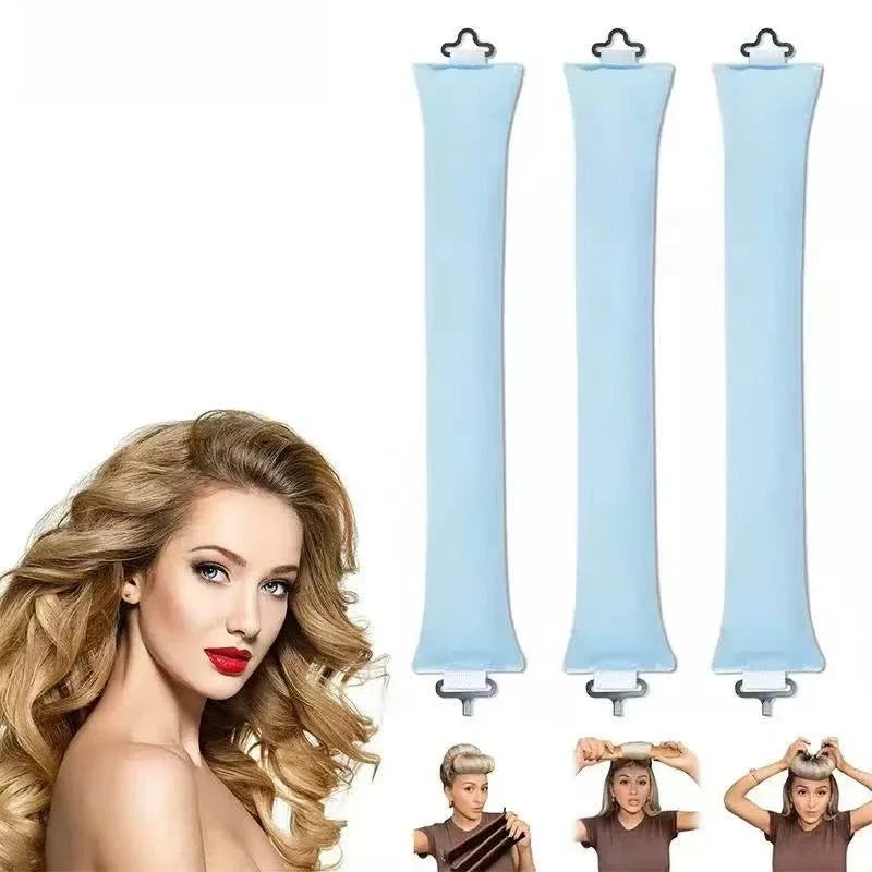 Heatless Hair Curlers Satin Curling Rod Headband No Heat Silk Curls Lazy Hair Rollers Soft Hair Curler to Sleep In Styling Tools