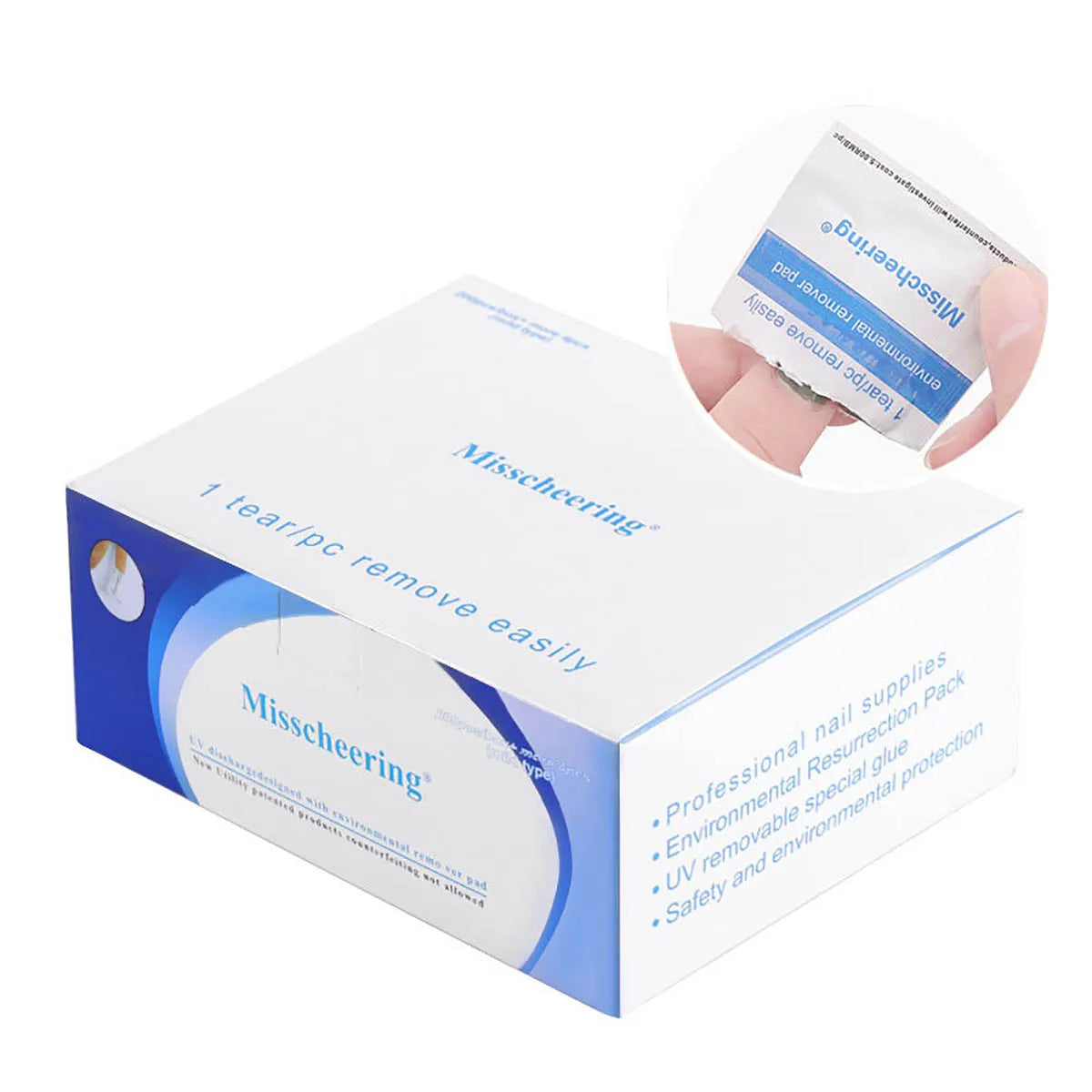 50/100/200pcs Nail Art Cleaner Gel Polish Remover Wet Wipes Paper Pads For Manicure Cleanser Nail Art UV Gel Remover Tool Set