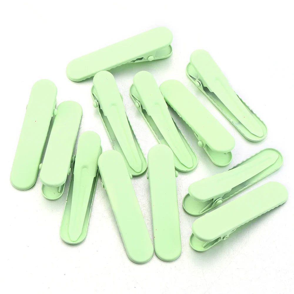 20Pcs Candy Color Professional Hairdressing Salon Hairpins Iron Duckbill Hair Clips DIY Alligator Hair Care Styling Tools