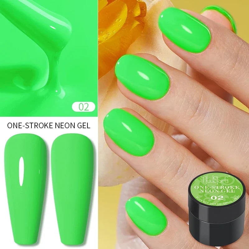 AWStorG 5ML Super Silver Metallic Gel Nail Polish Metal Effect Painting Gel Chromes Varnis Semi Permanent for Nail DIY