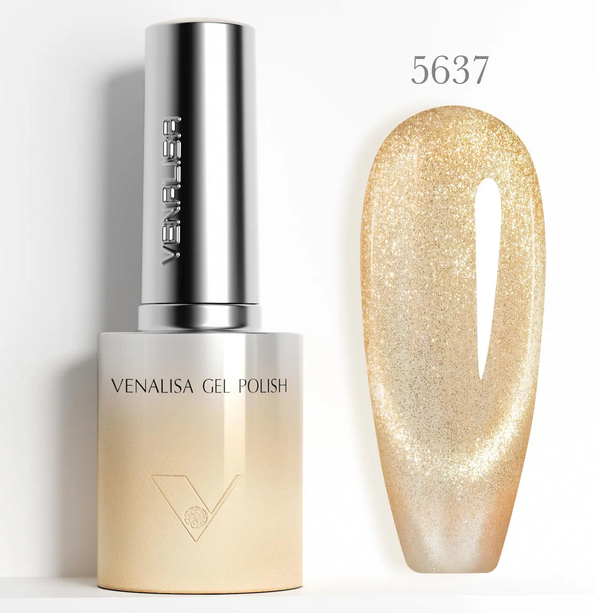 1/5pcsVenalisa Hema/TPO Free Cat Eye Gel Magnet Ultra Flash Nail Gel Polish Diamond Sparkle Soak Off UV LED Varnish Nail Gel